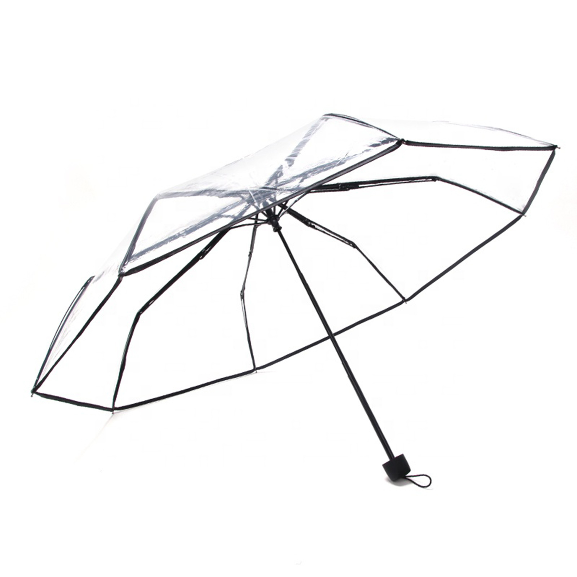 Eco friendly Recycled PET 24 12 ribs auto,open wooden handle windproof Umbrellas with shoulder carrying pouch/