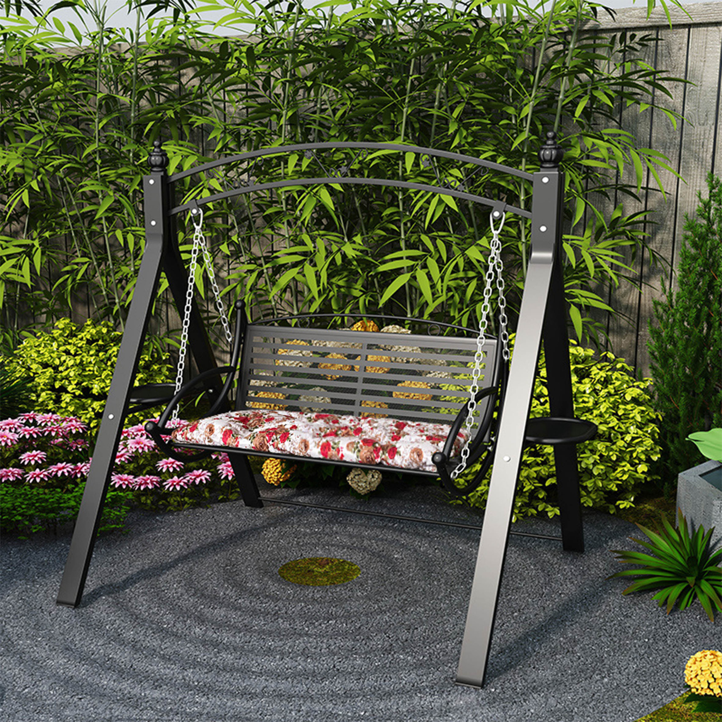 Wholesale Basket Steel Wicker Rattan Swing Seat Furniture Outdoor,Patio Swing Chair Hanging Garden Swing Egg Chair/