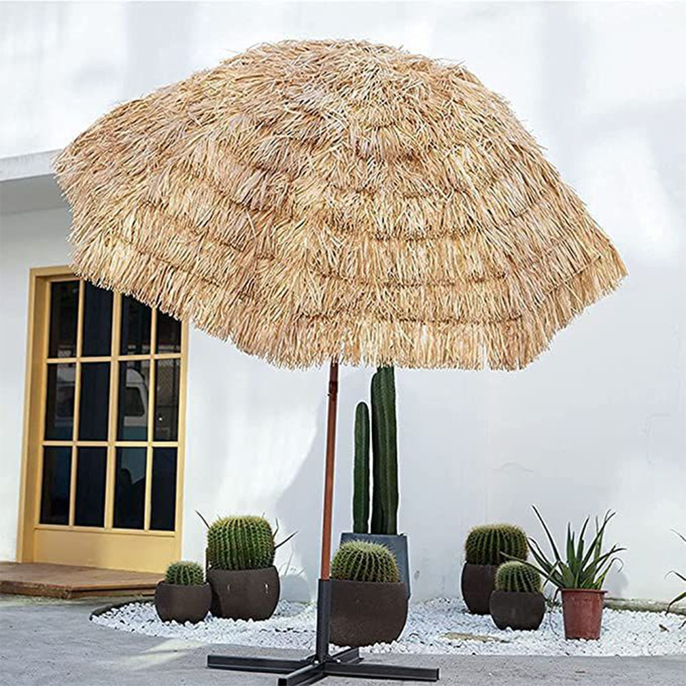 Hot Creative Hawaii Patio Garden Customize Multicolor,Grass Umbrellas Beach Factory Direct Sales Outdoor Patio Beach Umbrellas/