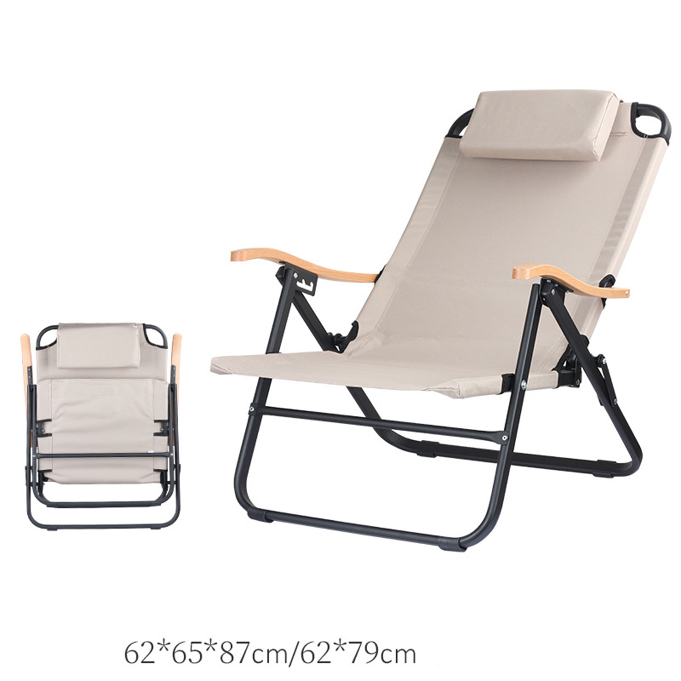 Customized Steel Tube Portable Foldable Rocking,Camping Chairs Leisure Outdoor Rocking Chairs/