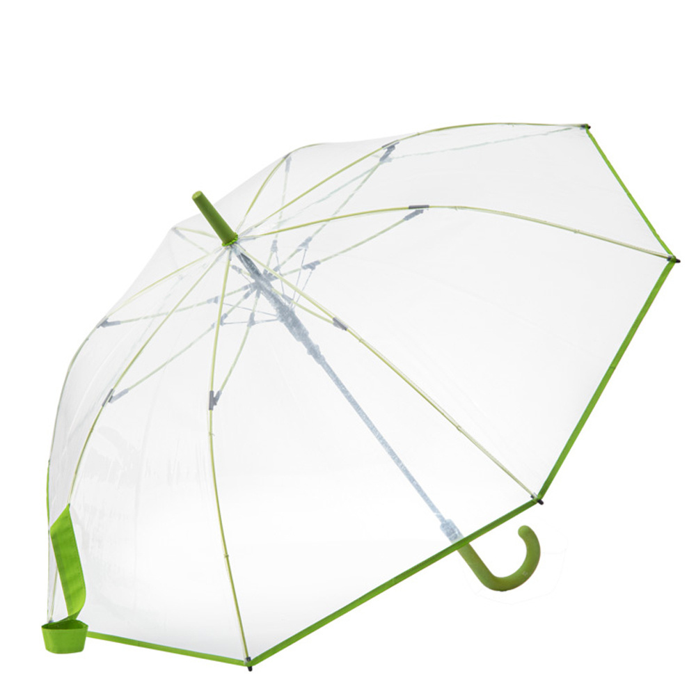 OEM Custom Automatic Full Body Clear Plastic Umbrellas,POE PVC Transparent dome shape helmet Umbrellas/