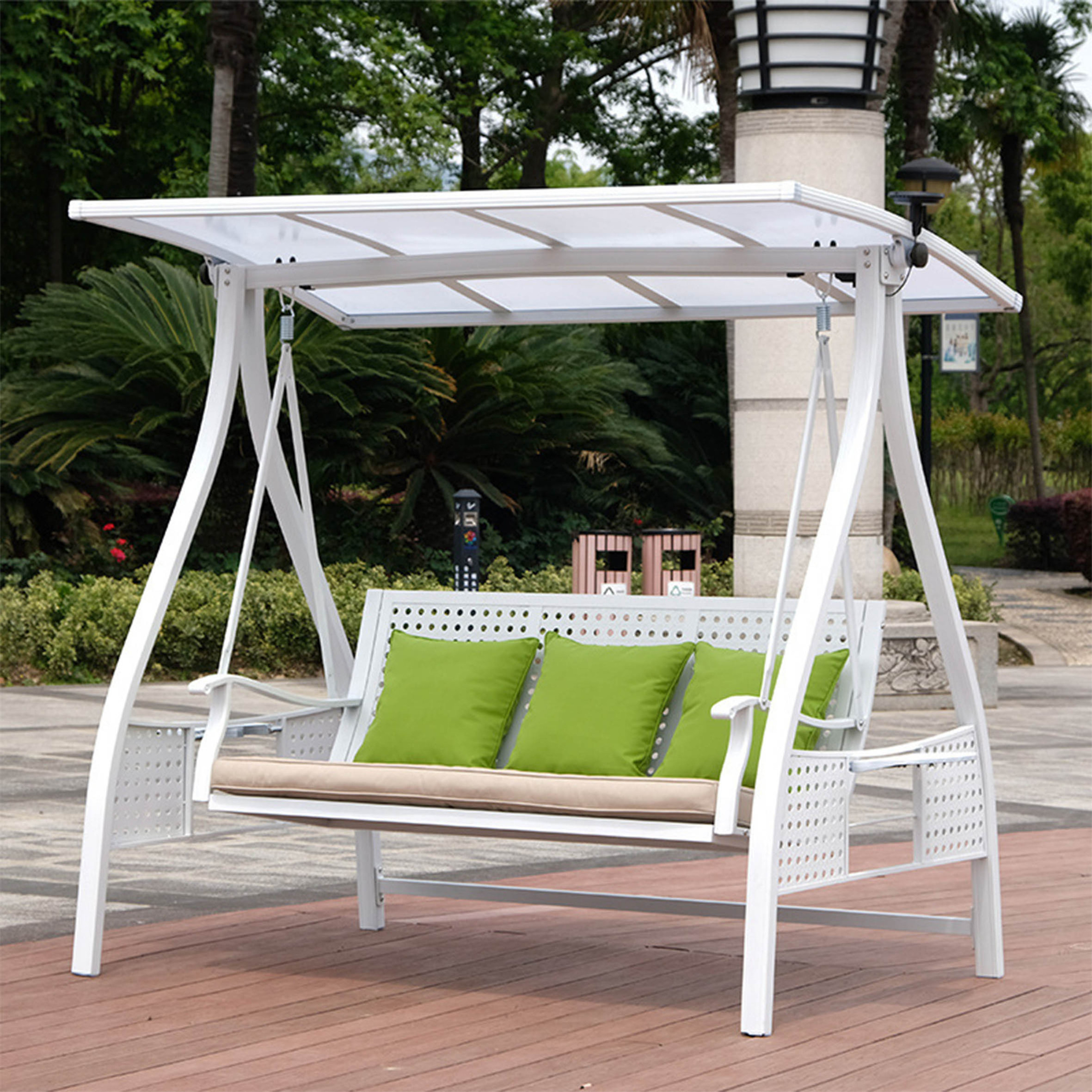 Good Quality Rattan Shaped round frame rattan adult with,Metal stand hanging egg chair patio swings/