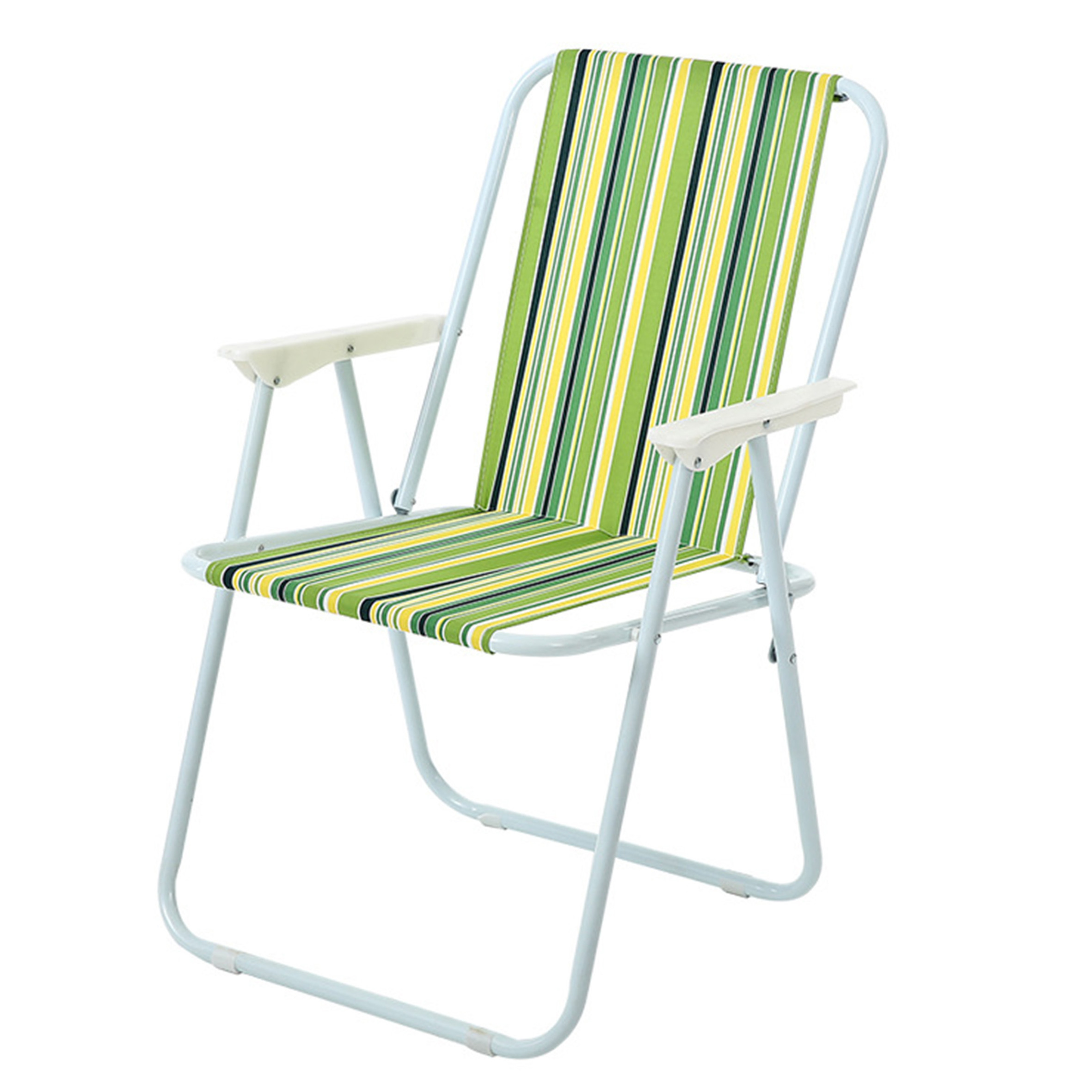 Camping Folding Moon Chairs with Cup Holder and Back,Pocket Support Up to 120 KG/