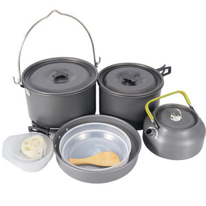 Camping Crockery Set Picnic Pot Camping Cookware Tableware,for Outdoor Camping Hiking and Picnic/