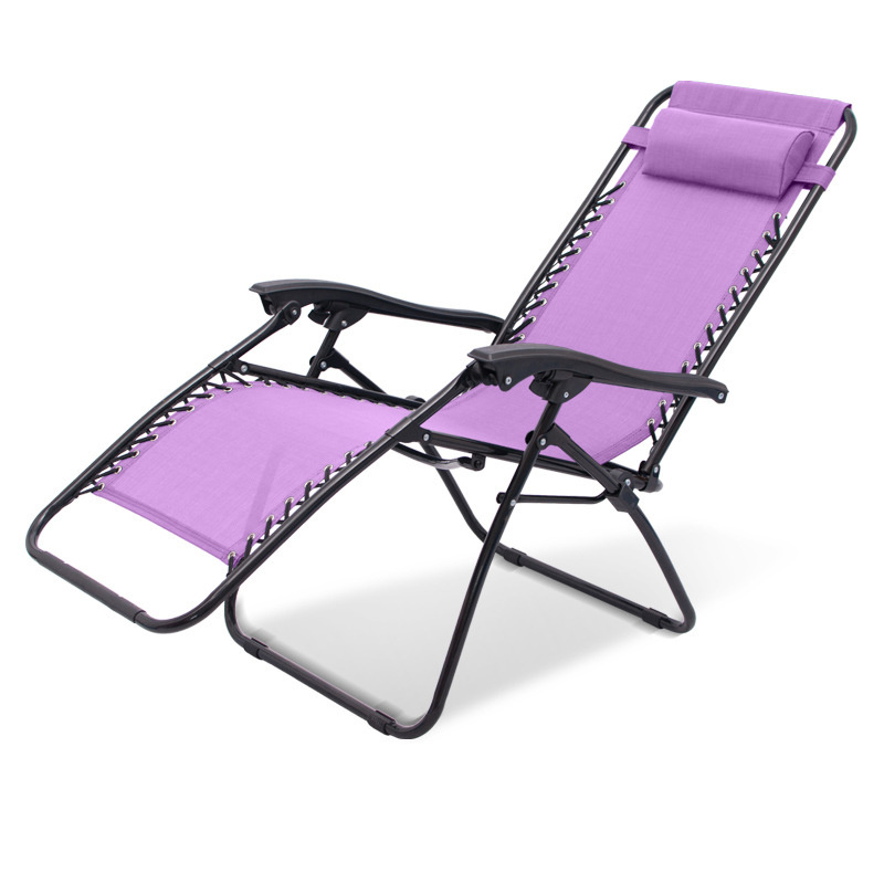 Wholesale Solid Color Folding Portable Leisure Beach Outdoor Recliner Zero Gravity Relax Loungers Chairs//