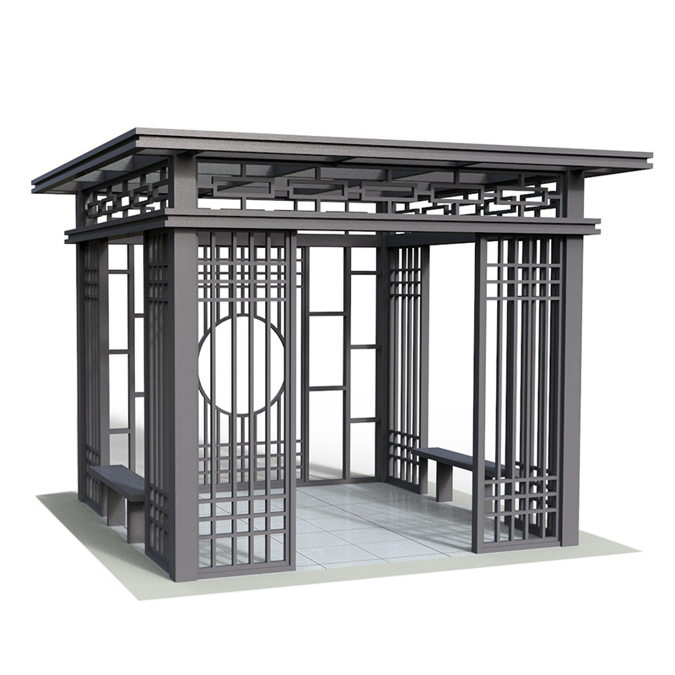 Modern Outdoor Waterproof Aluminium Motorized ,Pergola Garden Aluminum Pergola Gazebo With Glass Door/