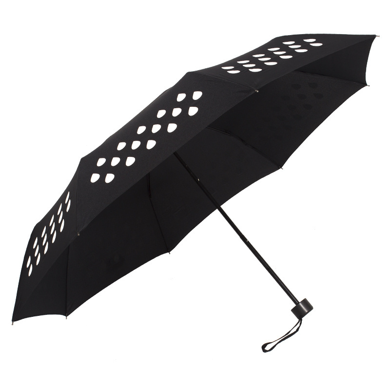 Customized Logo Manual Open umbrella small black umbrellas uv personal umbrella