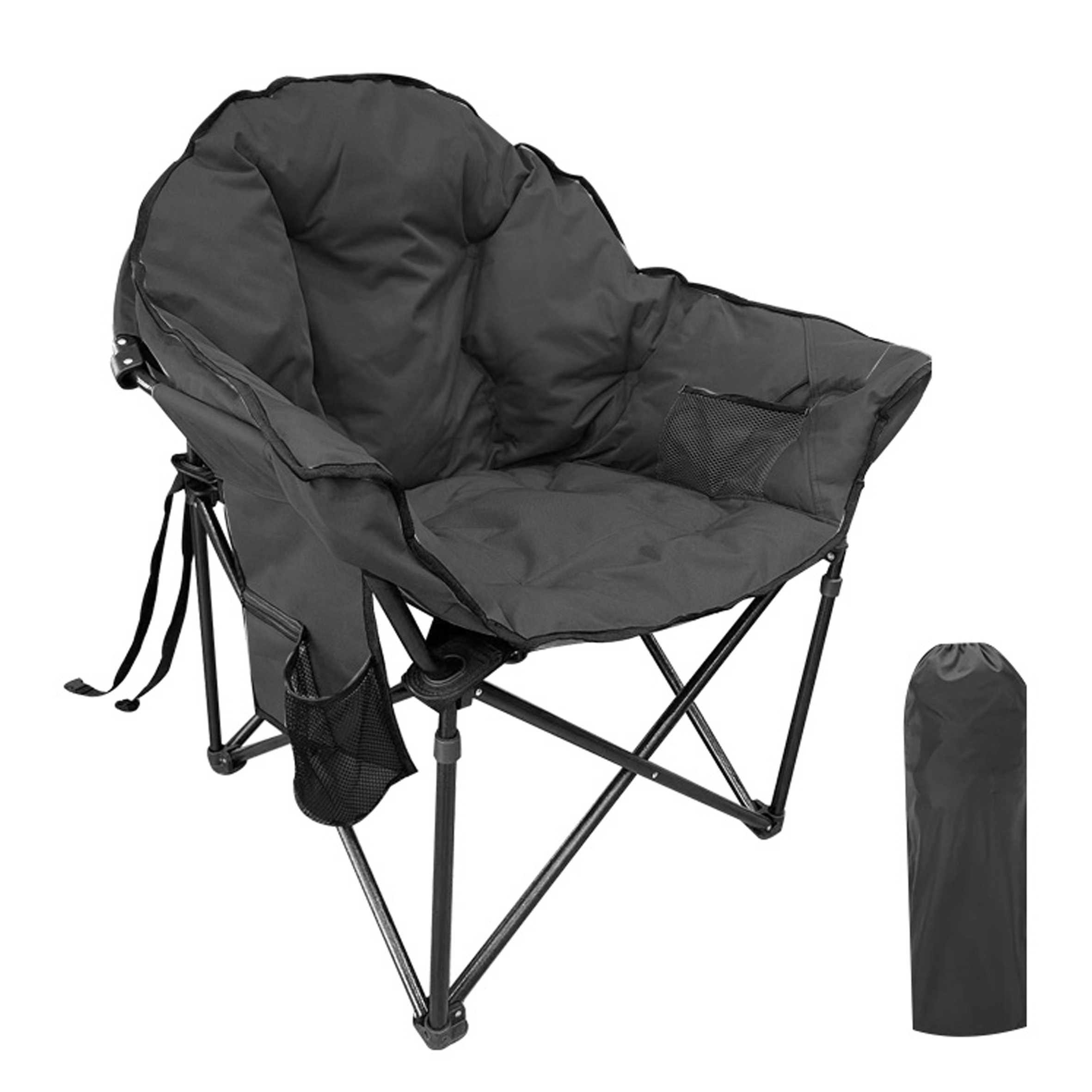 Customized Simple Aluminum 7075 Fram Collapsible Folding,Heavy Duty Rocking Moon Camping Chair/