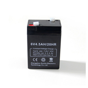 China Factory 6V 4.5AH AGM Lead Acid Batteries 6V Battery for Lighting