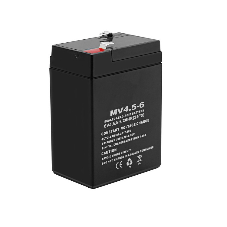 China Factory 6V 4.5AH AGM Lead Acid Batteries 6V Battery for Lighting