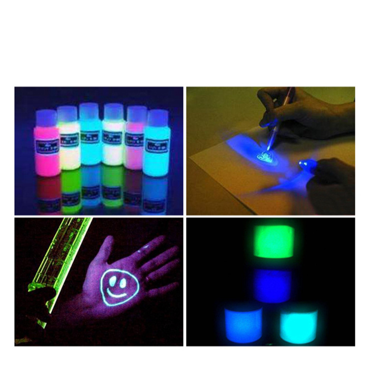 Glow in the dark inkjet printing ink