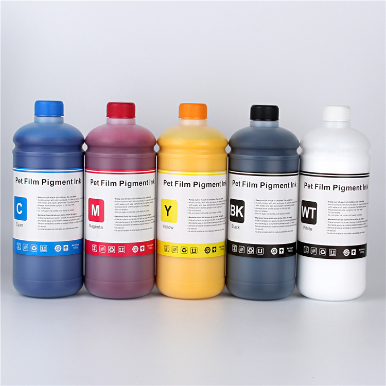 Factory Supply Heat Transfer Pet Film Oem Digital Printing Water-Based Dtf White Textile Print Ink For Jade Printer