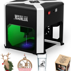 Wainlux Laser Engraver K6 3000mw CNC Mini Laser Engraving Machine DIY Logo Mark Printer Cutter Woodworking Wood Plastic