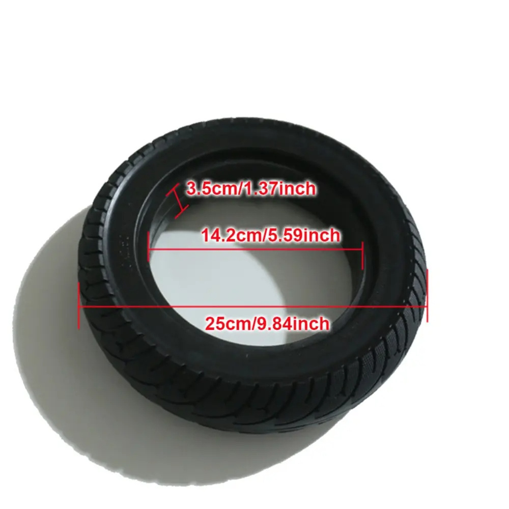 Hollow Honeycomb Solid Tire 10 Inch 60/70-6.5 Electric Scooter Tubeless Front Rear Tire For Ninebot Max G30