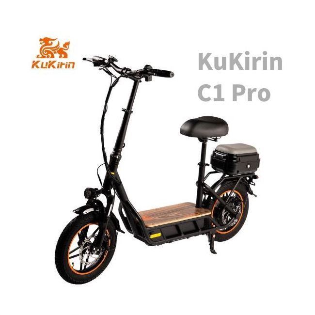 OUT OF STOCK 14 inch electric scooter Kukirin C1 Pro manufacturer 500w 45km/h lightweight adult electric mobility scooter with seat