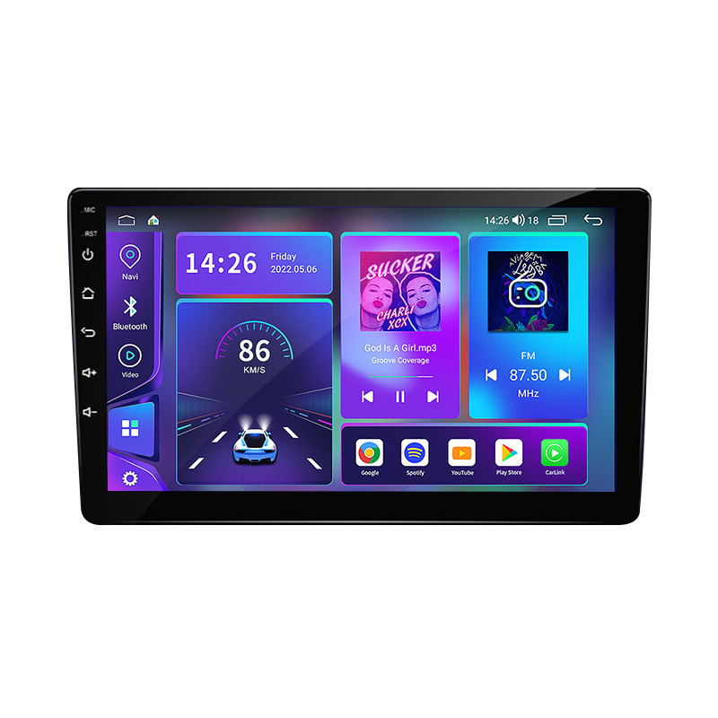 Ihuella Android 12 10'' 2K Touch Screen for Head Unit 4G Carplay Video DSP FM AM RDS WIFI Universal autoradio araba radyosu