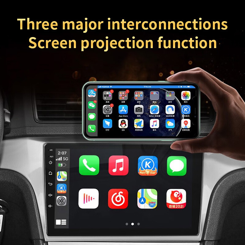 ihuella universal android carplay carro dvd reproductor radio car auto radio dvd player 10 inch screen autoradio