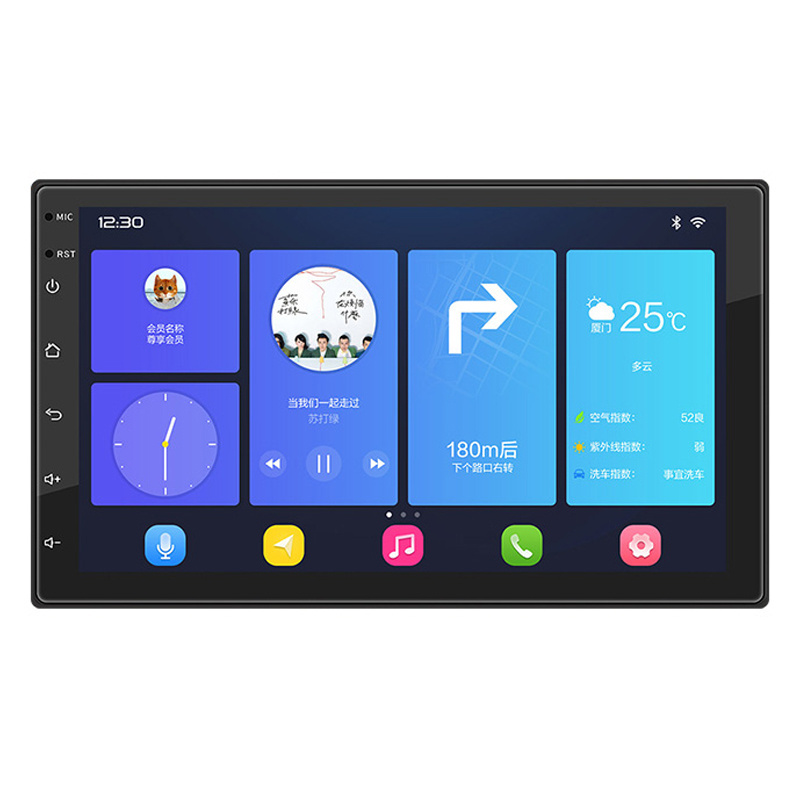 ihuella 7inch 2+32G BT  WIFI SWC AM FM RDS 4G LTE GPS car stereo multimedia system for vw golf 5 peugeot 407 android car radio