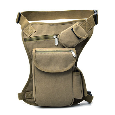 Hot Sale Factory Price Thigh Hip Outdoor Multi Function Tool Pouch Thigh Bike Waist Bags Canvas Motorcycle Drop Leg Bag