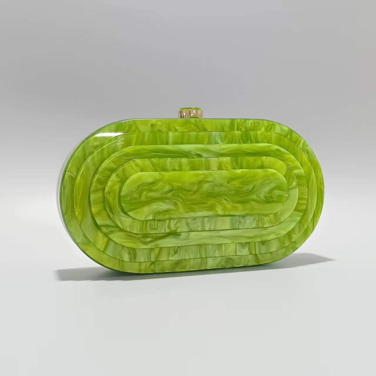 Lemon Green Brand Luxury Acrylic Box Evening Bag Women Clutch Purses And Handbags Ladies Shoulder Bags Bolsa Feminina Party Lady