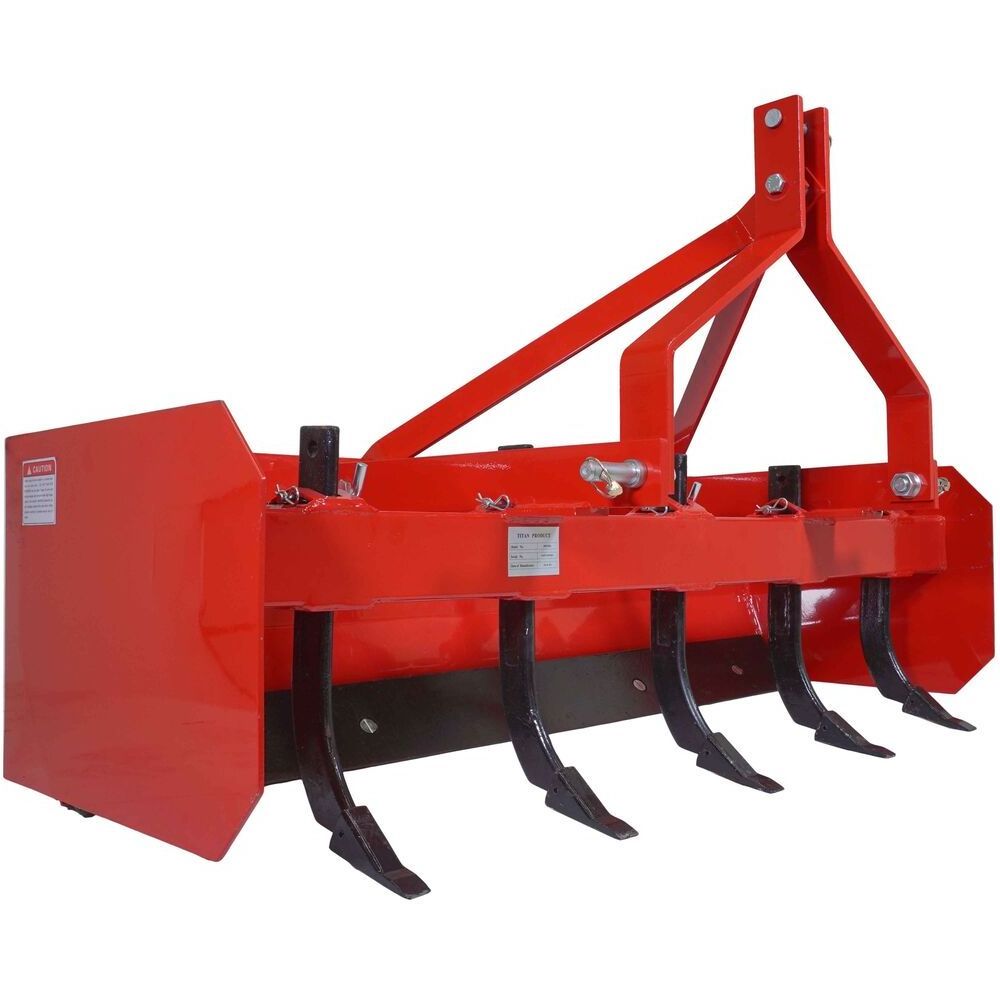 Agricultural farmland levelling machine 5' heavy duty used box blades for tractors