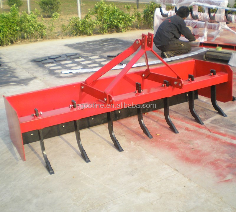 Agricultural farmland levelling machine 5' heavy duty used box blades for tractors