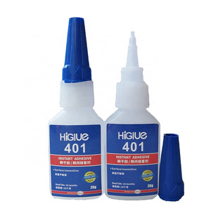 HIGLUE  401 Cyanoacrylate Adhesive Strong Bonding Super Fast Glue For Wood Metal Rubber