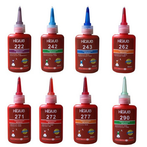 242 243 271 272 277 Sealing And Locking Metal Thread Liquid Acrylic Glue/ neutral silicone sealant/ Adhesive