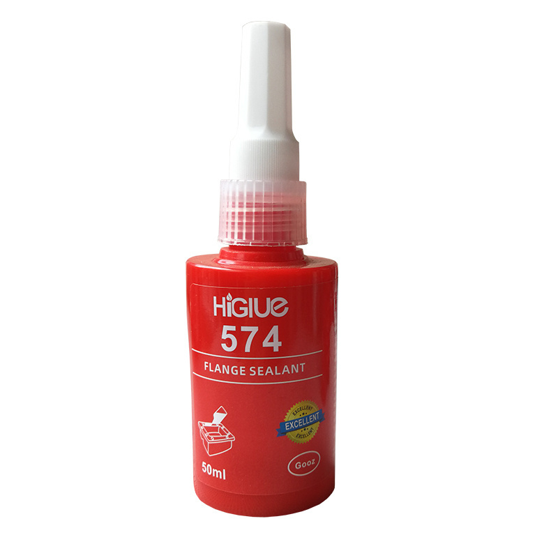 Higlue Orange Color 574 Anaerobic Flange sealant Gasket Maker adhesive