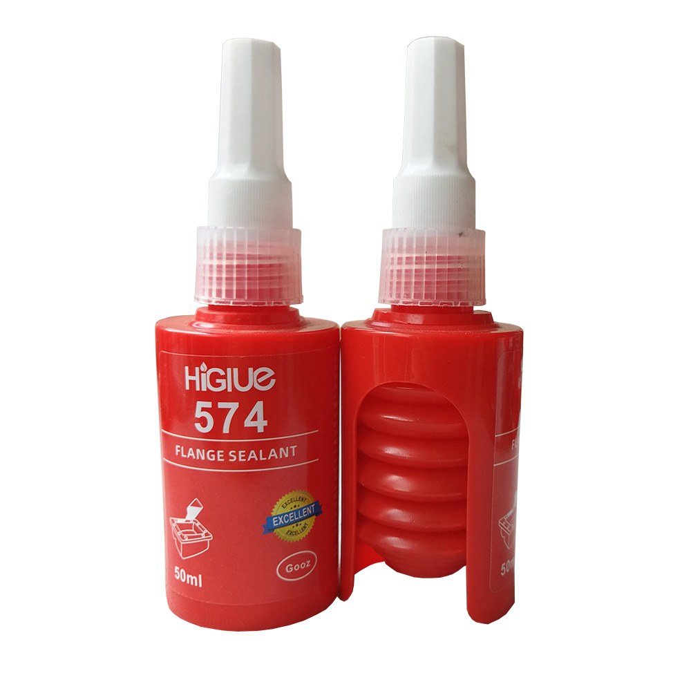 Higlue Orange Color 574 Anaerobic Flange sealant Gasket Maker adhesive