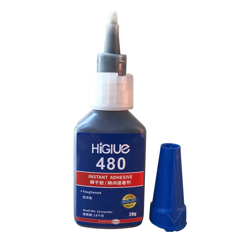 480 Black super glue cyanoacrylate instant adhesive tacky glue