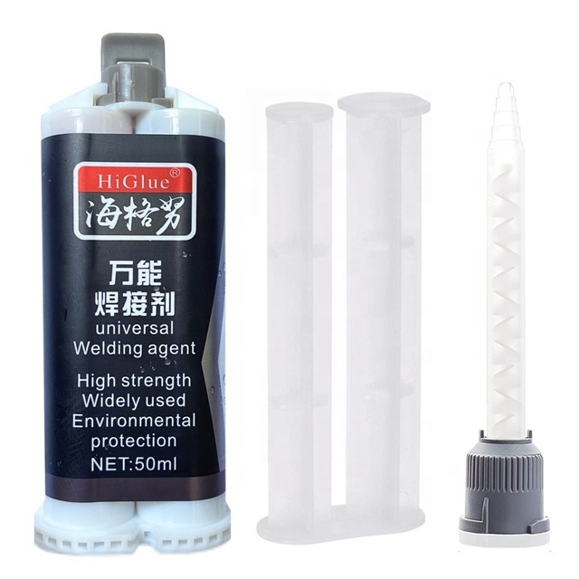 Hi glue Universal welding agent Heat Resistance Cold AB Glue Metal Wall Repair Paste welding high strength oily glue