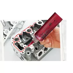 Higlue 518  Bulk Packing 17kg/Barrel Red Paste Bond Super Glue Rtv Silicone Gasket Maker For Flange Sealant