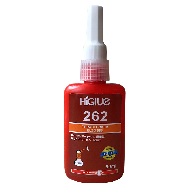 2024 New Brand Higlue 262 Red Liquid Acrylic Super Glue Anaerobic High Strength Threadlockers For Screw Loctit Glue