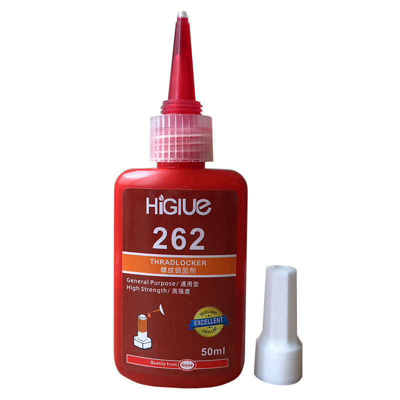 2024 New Brand Higlue 262 Red Liquid Acrylic Super Glue Anaerobic High Strength Threadlockers For Screw Loctit Glue