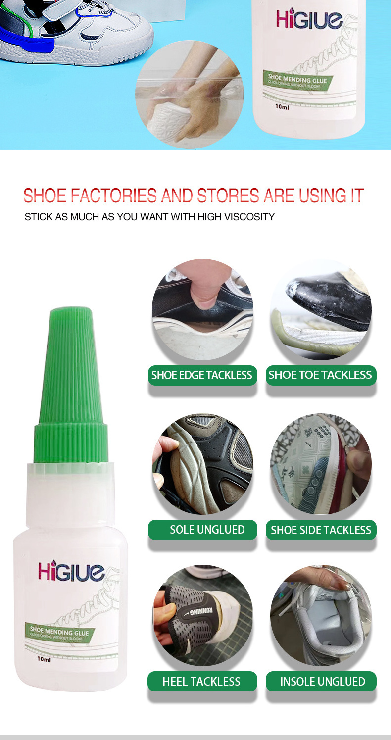 20g Flexible cyanoacrylate Adhesive shoes repair super glue instant adhesive shoes glue