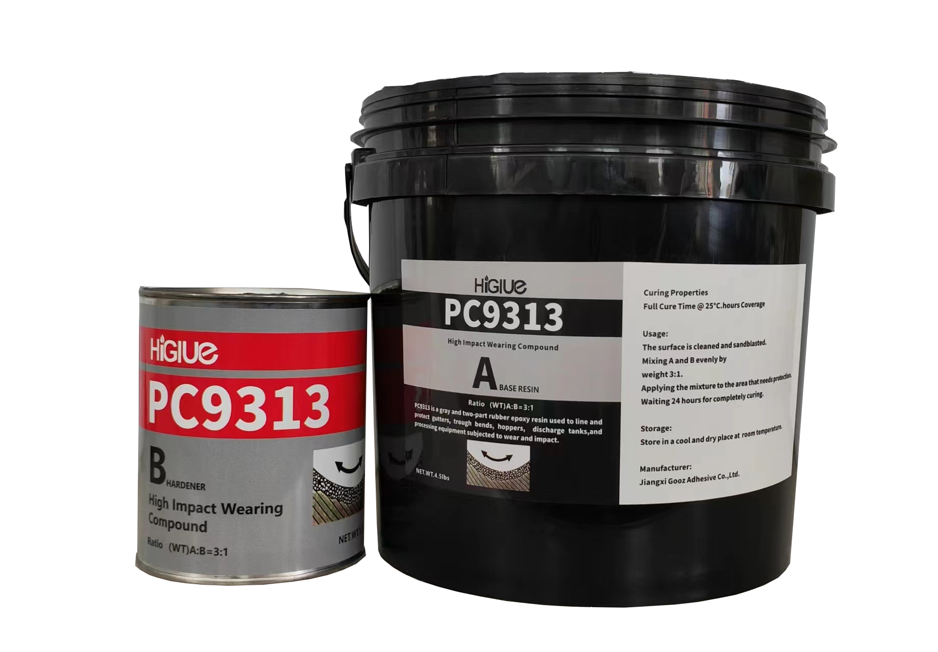 Wear Guard High Load, Gray Ceramic Bead-Filled Epoxy High Load Wear Guard Epoxy Bead Wearing Compound