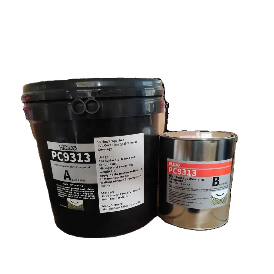 Wearing Compound Ceramic-Filled Coating Epoxy Large Particles Two Component