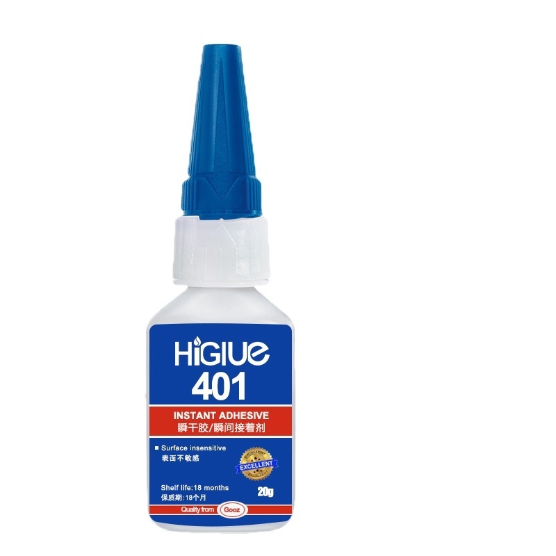 Higlue Equivalent Instant Super Glue 401, 403, 406, 414, 415, 454, 460, 480, 495, 496 20g/ 50g/ 500g Bottle