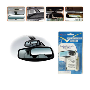 Car rearview mirror repair kit adhesive bond metal to glass 15 Minutes Cure Rearview Mirror Adhesive super glue Silicone Sealant