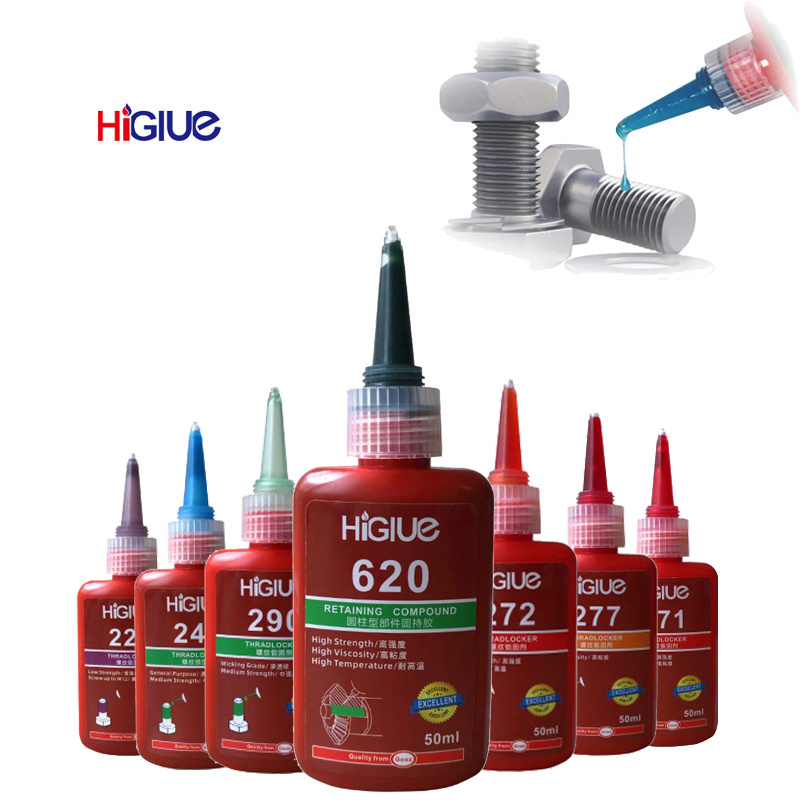 Anaerobic Adhesive Metal Screw Thread Locking Sealant multi-purpose fast curing high strength temperature resistant threadlocker