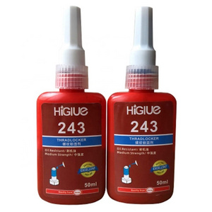 290 262 242 anaerobic neutral silicone sealant anti-loose adhesive screw glue liquid medium strength blue threadlocker