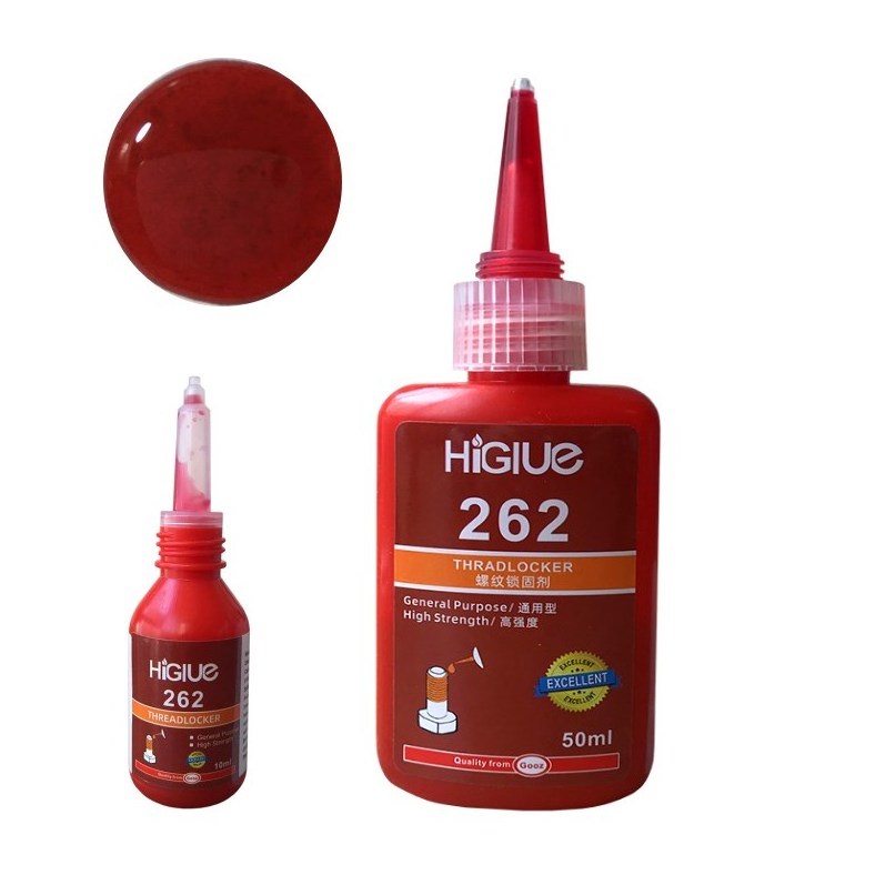 Top China 50ml Screw Glue HiGlue 222 242 243 262 Thread Sealant 270 271 Sealing 272 277 290 Anaerobic Locking Adhesive