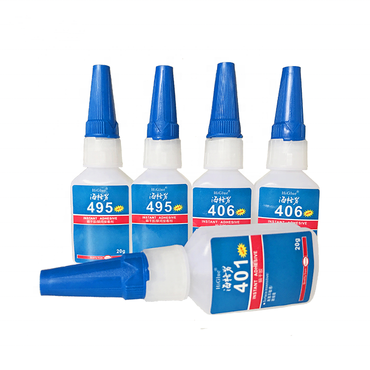 Free Sample Wholesale Bulk Cyanoacrylate Adhesive 502 Super Glue with 3g 10g 20g Bottle