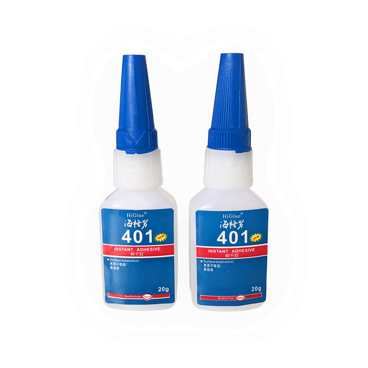 High Strength 20g 401 Cyanoacrylate Instant Glue gel Adhesive Repairing Plastic Bonding Metal Super Glue  Low price DIY cement