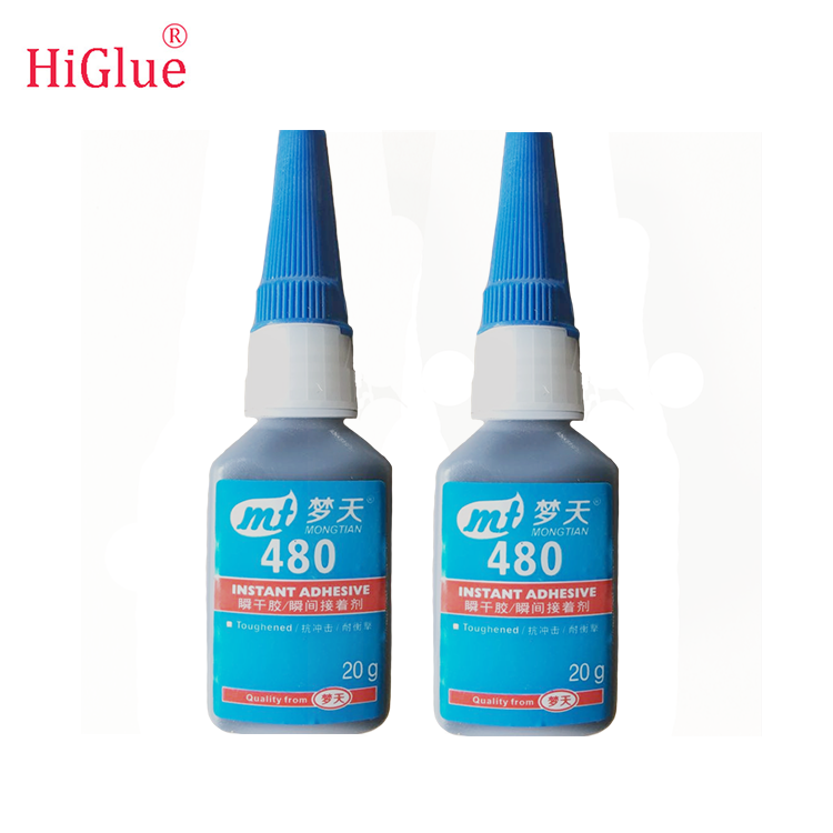 Heat Resistant 480 Black 20 g Ethyl Cyanoacrylate Instant Super Glue 502 Adhesive For Rubber And Metal Bonding tube  tyre repair