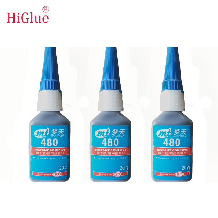 Heat Resistant 480 Black 20 g Ethyl Cyanoacrylate Instant Super Glue 502 Adhesive For Rubber And Metal Bonding tube  tyre repair