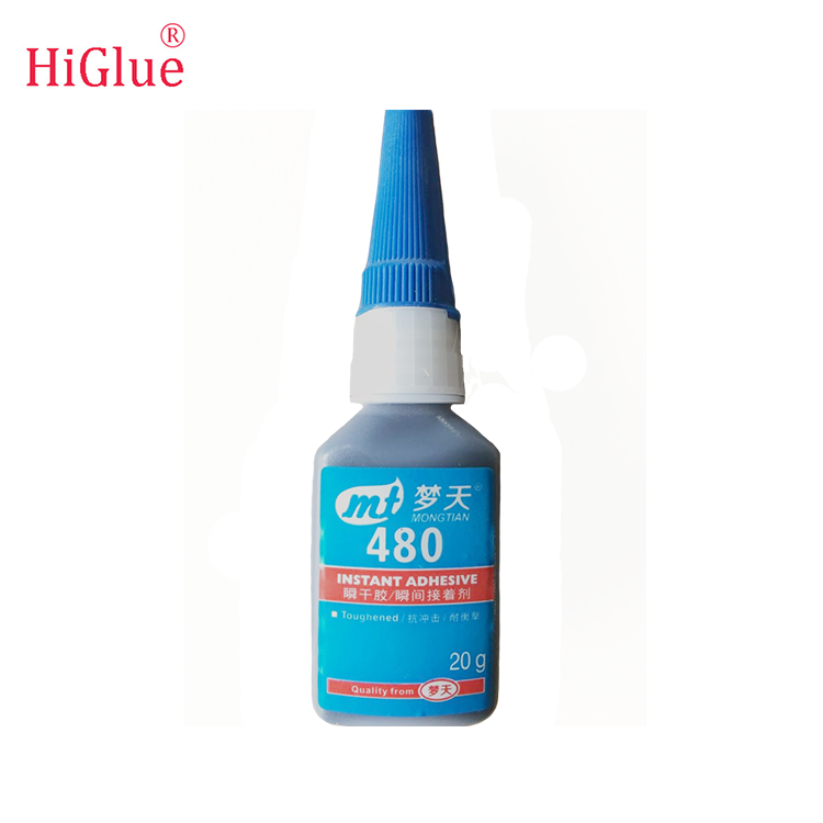 Heat Resistant 480 Black 20 g Ethyl Cyanoacrylate Instant Super Glue 502 Adhesive For Rubber And Metal Bonding tube  tyre repair