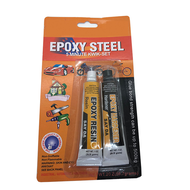 5 Minutes  AB Epoxy Steel Glue For Industrial / Automotive/Household