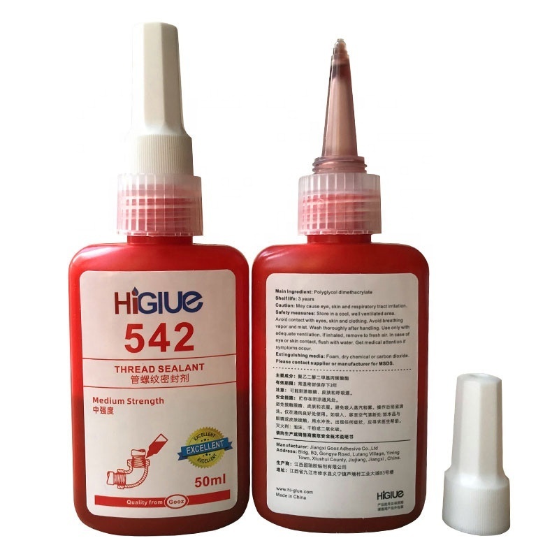 Higlue Pipe thread neutral silicone sealant Anaerobic Sealing Adhesive Metal Fitting Glue Alternative to sealing tape paste